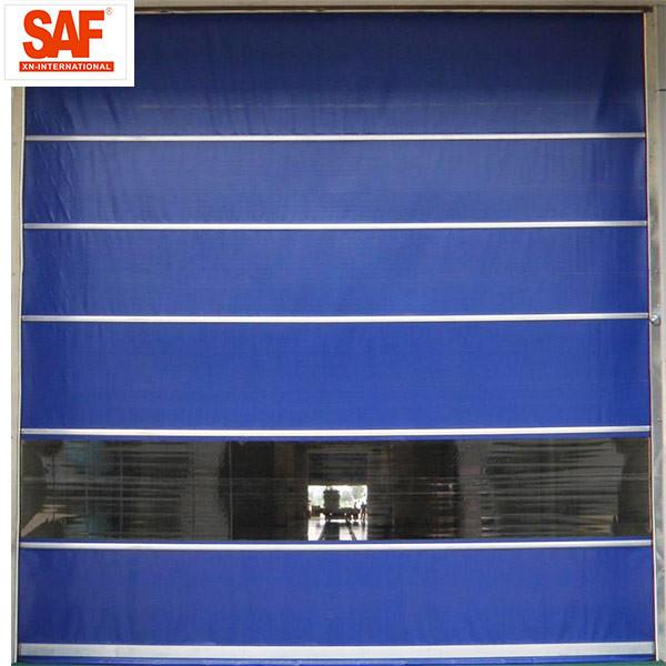 Fast shutter door with Protection PVC Roll Up for clean area factory automation