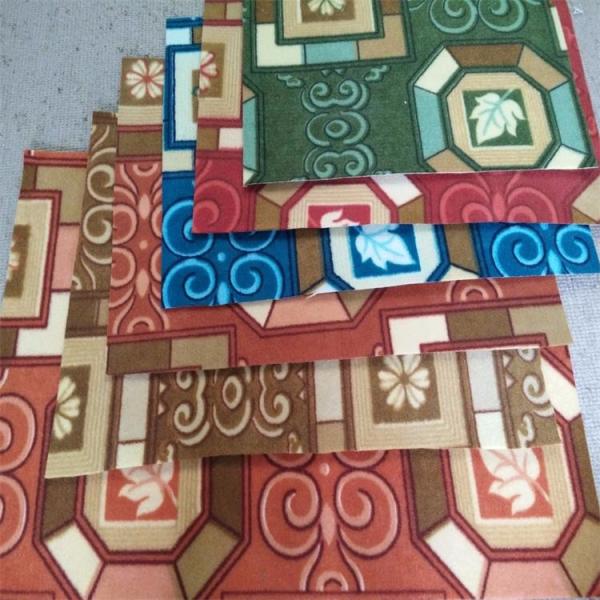 Needle punched Polyester non-woven fiber printed carpet