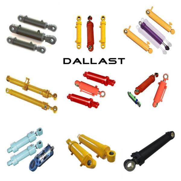 Industrial Double Acting Hydraulic Cylinder , Welded Boom Hydraulic Cylinder