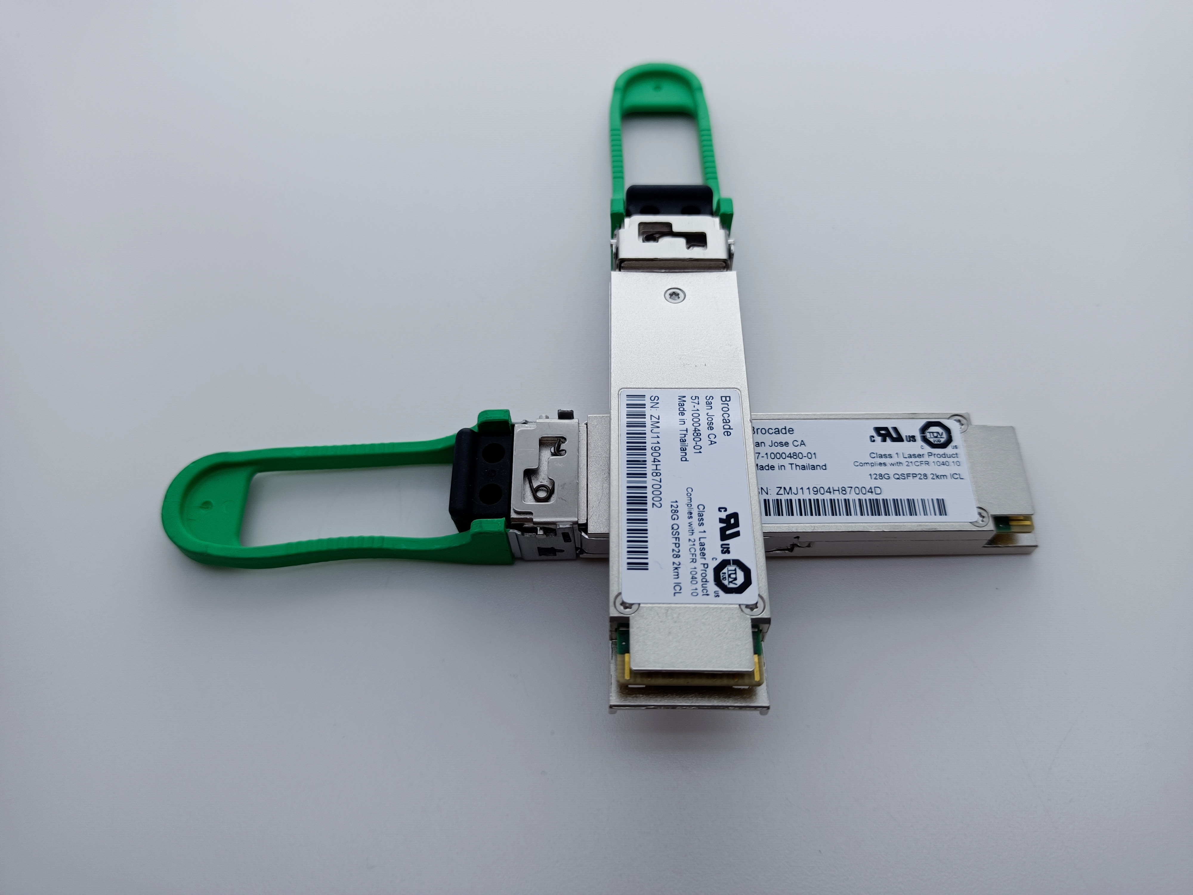 Броккат 57-1000480-01 XBR-000285 FC SFP Модуль приемника 4x 32G 128G QSFP28 Модуль