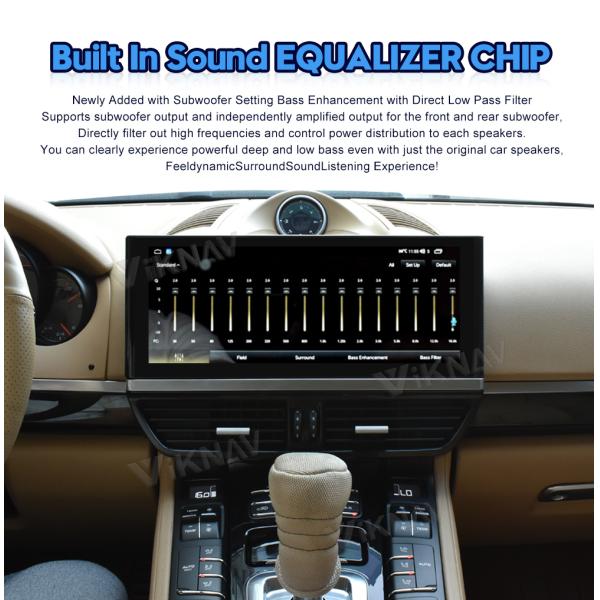 Авторадио Viknav Для Porsche Cayenne (2011-2017) 12,3 дюйма Автомобильный стерео Carplay Мультимедийный проигрыватель GPS навигация