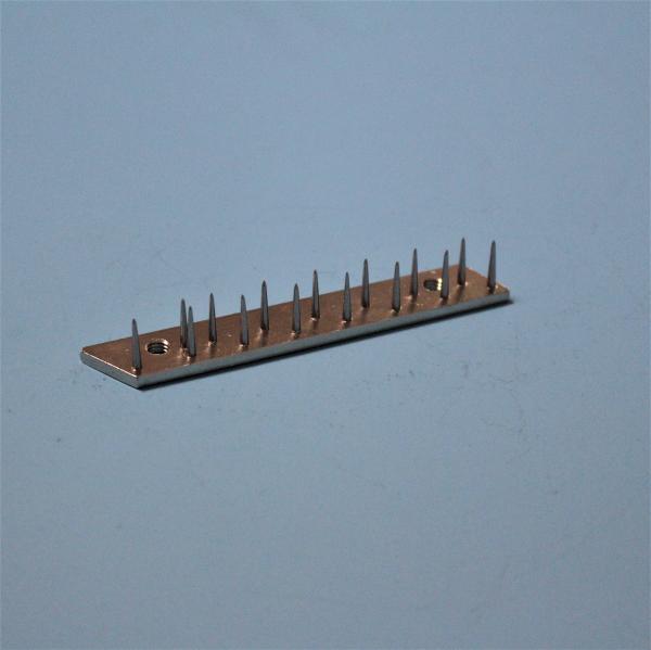 Peças da máquina de estentador Bruckner Peças da máquina de fixação de acabamento Pin Bar Pin Plate Nickel Plating Carbon Steel Needle