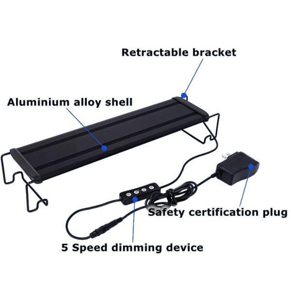 Spectrum Freshwater Aquarium LED Light Coral Marine Landscaping Plant And Fish Colorful