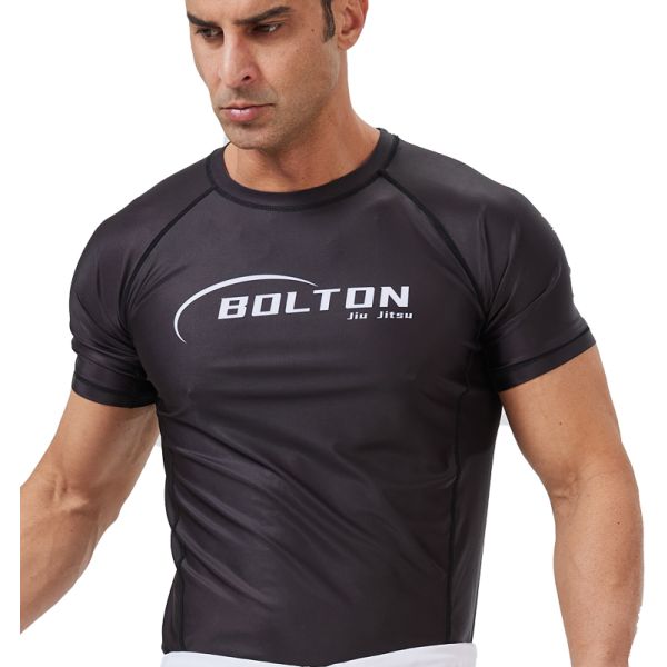 Fully Sublimation Martial Arts BJJ Rashguard Compression Shirt Quick Dry with Pilling Resistance