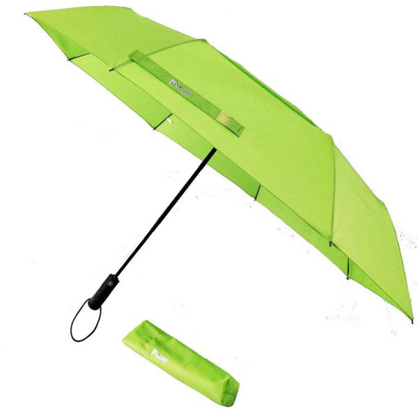 54 Inch Semi-automatic Double Wind Vented Canopy Umbrella Portable Semi Automatic Control for men women
