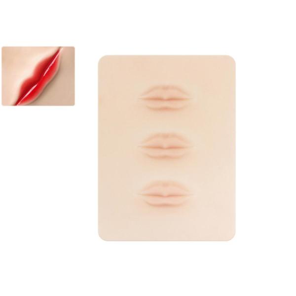 Los labios en blanco del silicón 3D del maquillaje del tatuaje del entrenamiento de la práctica de la piel permanente al por mayor de la falsificación para la máquina del tatuaje de Microblading piden