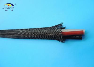 ROHS PET Braided mesh tube Cable Sleeves For cable protection