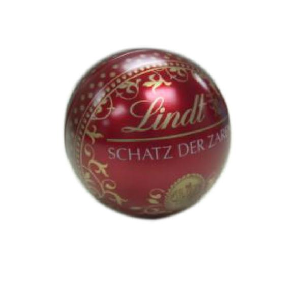 Spherical Shape Wedding Candy Gift Box , Decorative Tin Boxes Diameter 68mm