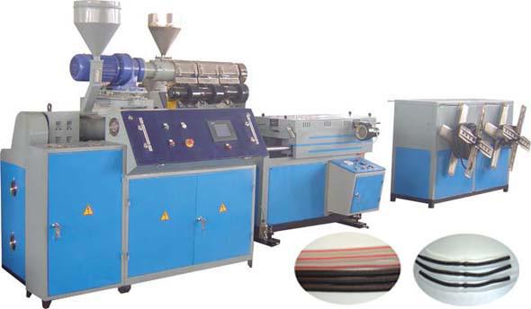 Low Noise Plastic Corrugated Pipe Single Screw Extruder Equipment For Promotion