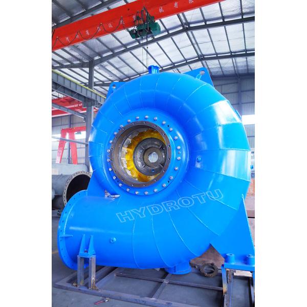 Shaft Francis Turbine Runner Hydropower Station Water Head 30m-300m Generating Component