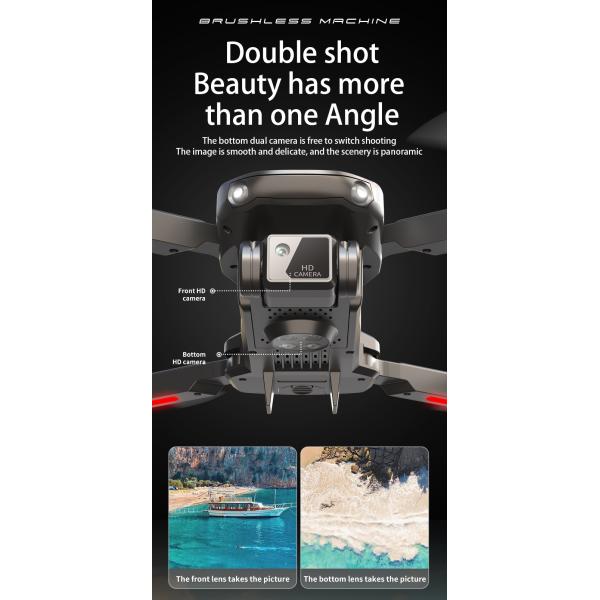 Mini Drone with 1080P Video Recording Camera 12 Minutes Flying Time 100 Meters Flying Distance Profissional FPV RC Drone