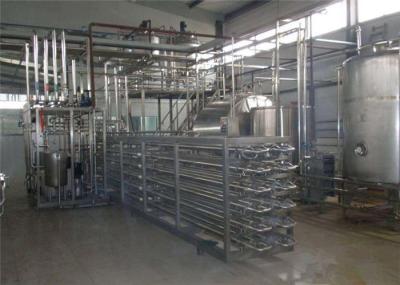 304 Stainless Steel Dairy Milk Processing Equipment / Fruit Juice Processing Line