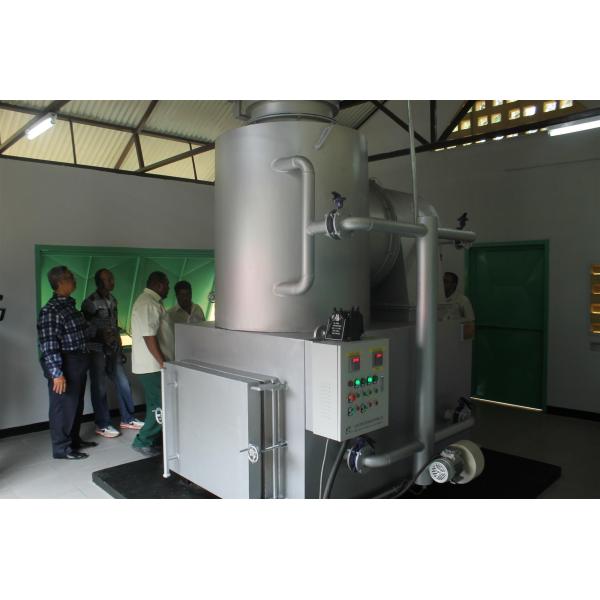 Maquinaria de tratamiento de residuos médicos para la quema de máscaras faciales y trajes de protección desechables