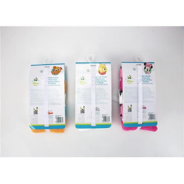 Color Magnet Baby Bath Washcloths 5pk Woven Washcloth 100% cotton