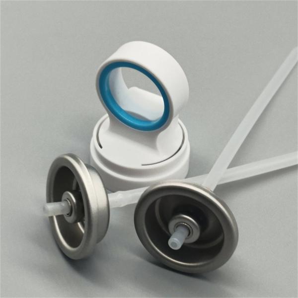 Válvula de aerosol de protector solar para nieblas de cuidado de la piel Dispensador de protección UV para botellas de cuidado personal Sistema de actuador a prueba de fugas