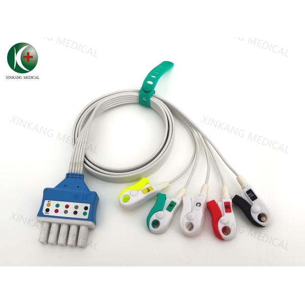 Cable d'électrode d'ECG pour adultes Φ55 mm pour équipements de physiothérapie