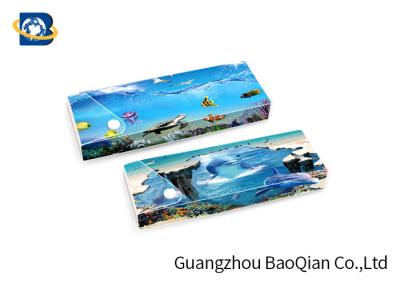 Artigos de papelaria Lenticular personalizados da régua do ANIMAL DE ESTIMAÇÃO 3D, serviço de impressão Lenticular