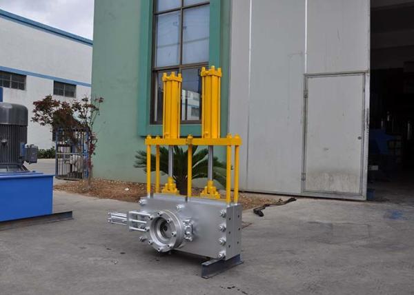 180*180 Plastic Screen Changer Continuous Process With Double Flow Channel