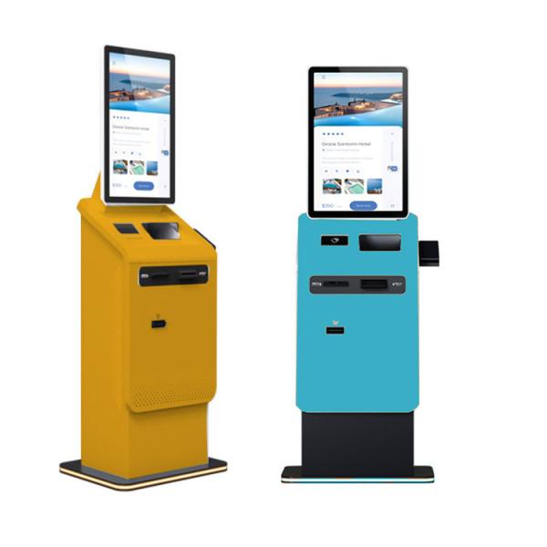 ATM de cambio de divisas multilingüe con soporte de tarjetas de crédito