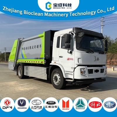 18000KG Pure Electric Sanitation Truck 6 Wheels Garbage Truck With Compactor