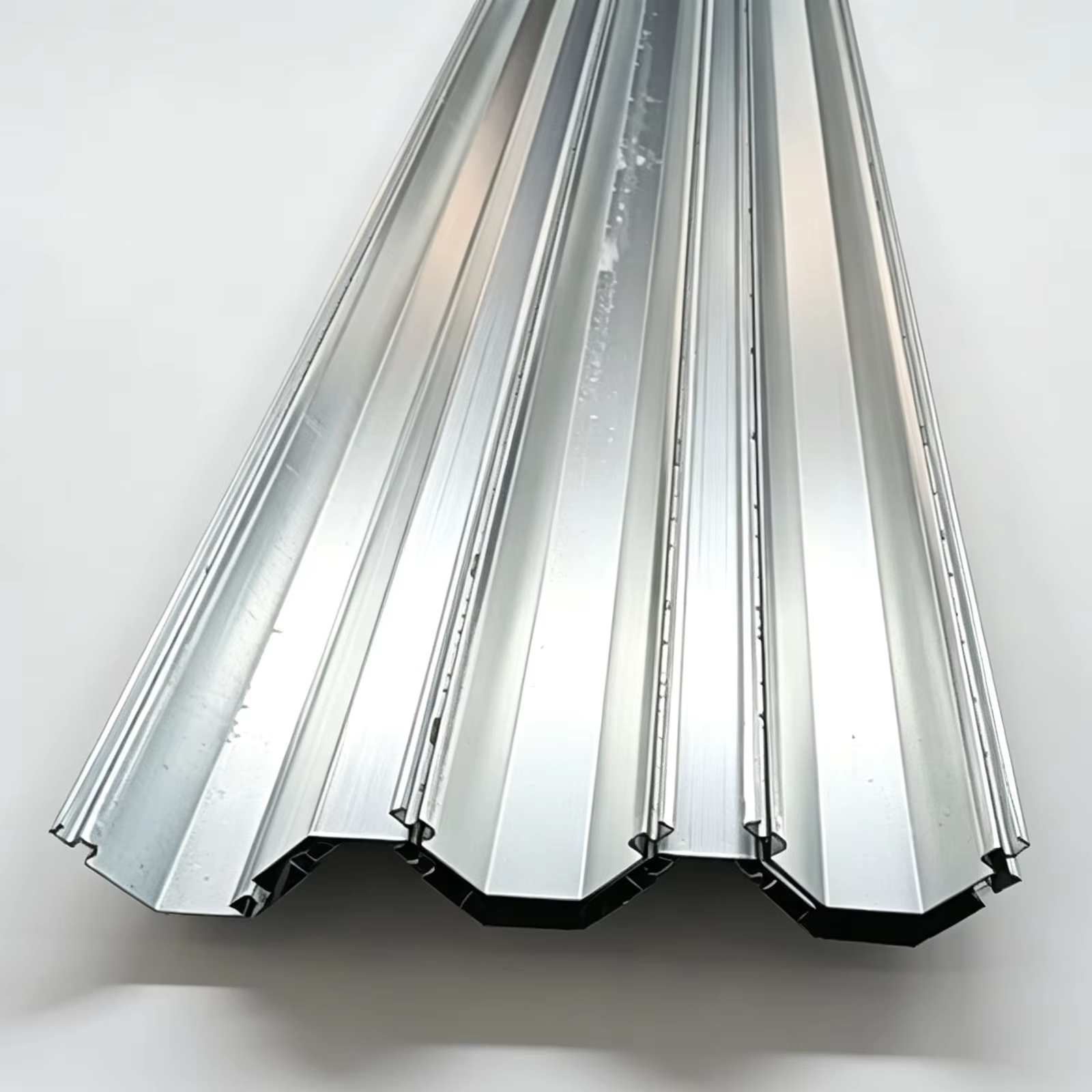 0.3-0.8mm PPGI Galvanized Sheet Aluminum Rain Gutter Roll Forming Machine Residential Commercial Building Roof Drainage Project