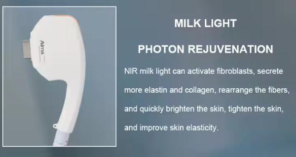 NIR Milk Light Whitening Hair Removal Machine Permanent Hair Remover Diode Laser 755 808 1064 Nm Diode Laser Hair Remover
