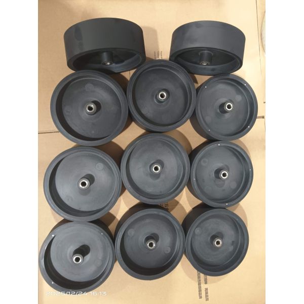 Tennis Training Equipment Elastomeric Roller Wheel Featuring Polyurethane Rubber Light Weight Plastic Core For And Durable