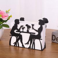 Suporte decorativo moderno do tecido do ferro do metal para o escritório