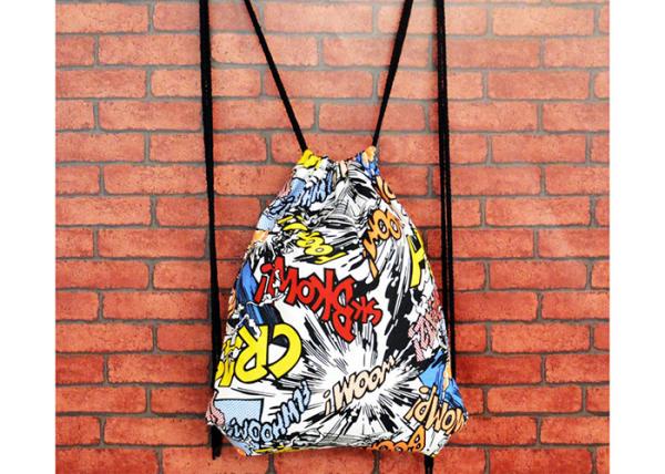 Water Resistant Sports Backpacks Wear Resistant Hot Transfer Printing