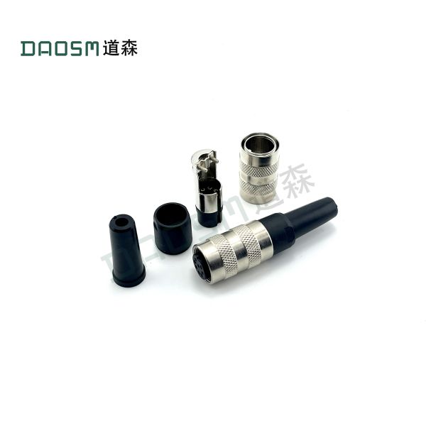 Secure Silver M16 Cable Connector Industrial Cable Connector For Durable Connections