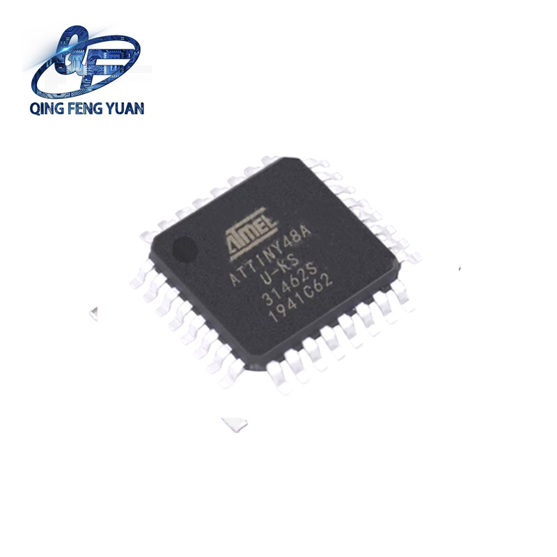 Установка интегральной схемаы SMD SMT микроконтроллера Atmel ATTINY48-AU