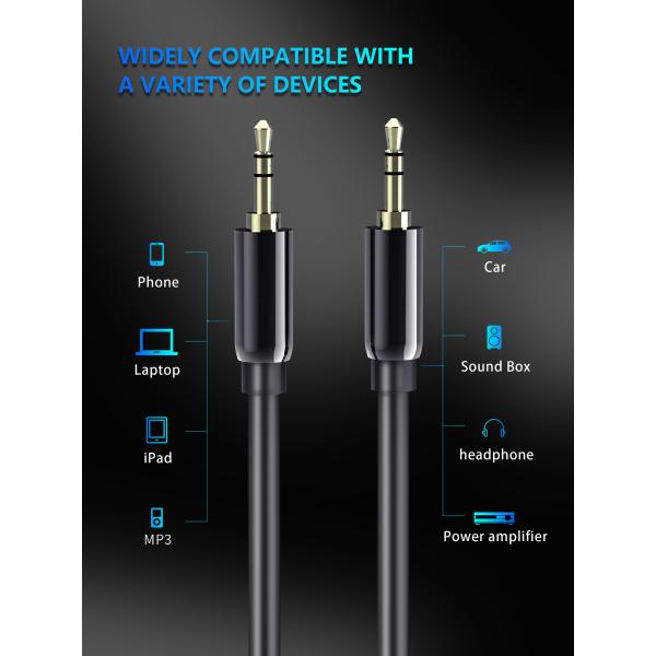 DC3.5 Male Male Aux Cable