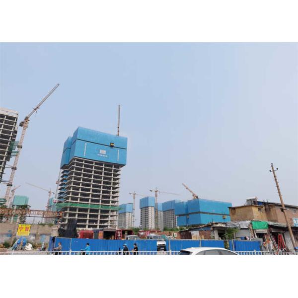 Galvanized Metal Plate Punched Perimeter Safety Screens For High Rise Building