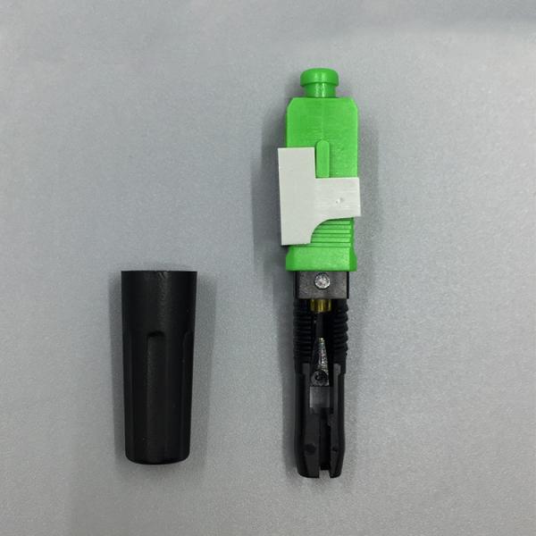 SCAPC Fiber Fast Connector Quick Assembly FTTH GPON EPON Low Insertion Loss 3D