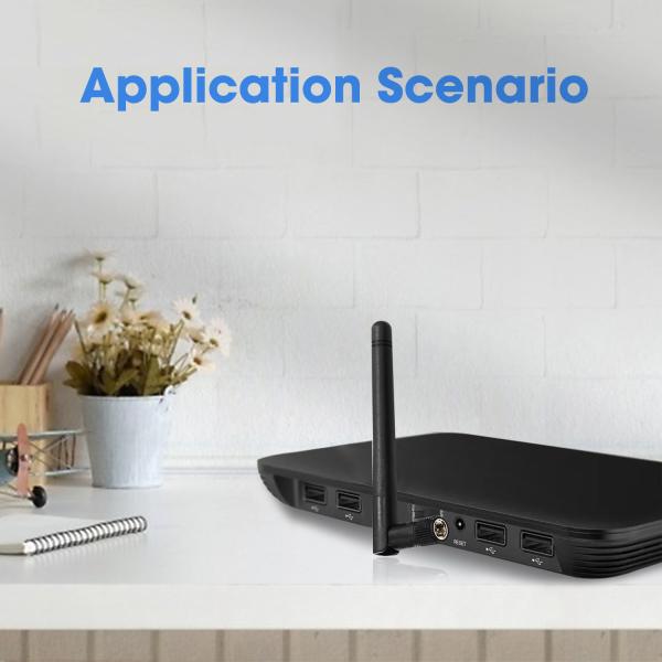 Dual Band 2.4GHz 5.8GHz Omni Wifi Antenna With SMA Male Connector