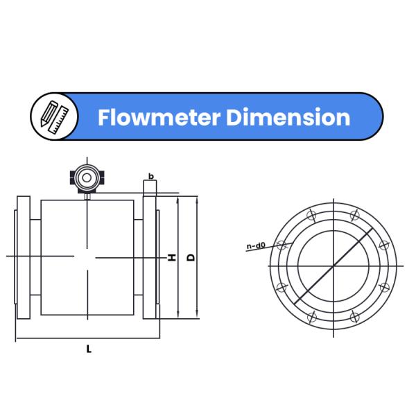 Digital Water Liquid Pulse 4-20mA RS485 HART Electromagnetic Flowmeter Price Medidor De Corriente Electromagnetic Flow Meters