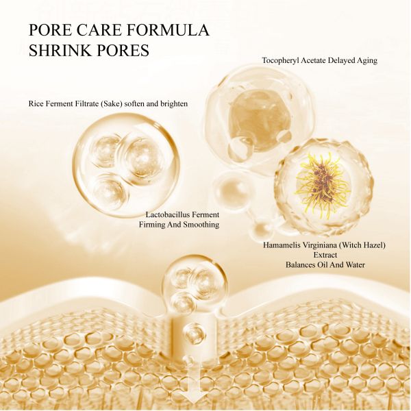 Organic OEM Pores Shrinking Rice Water Toner Facial Hydrating Soothing Moisturizing Skincare Whitening Face Skin Rice Toner