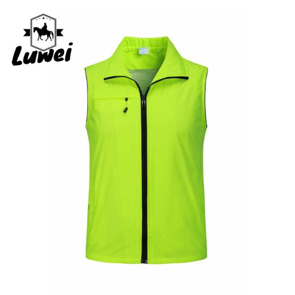Nuevo masculino Casual Verano Gran tamaño Reflector Slim Fit Rebozo Utilidad Cerrajas delgadas Vestidos de trabajo chalecos de gran tamaño chalecos para hombres