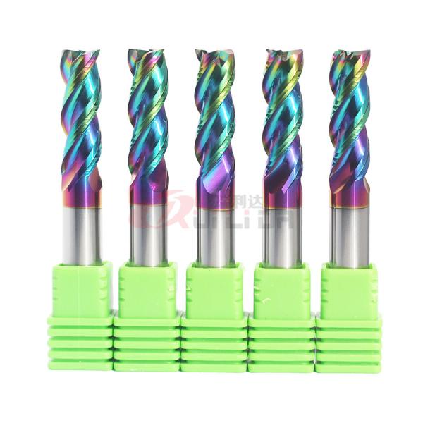 Высокая эффективность u формирует торцевую фрезу DLC 3 каннелюр алюминиевую покрывая большую емкость