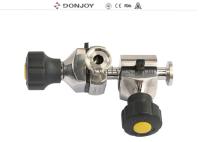 Donjoy Multi Port 3 Way Sanitária válvula de diafragma 1/4 polegada