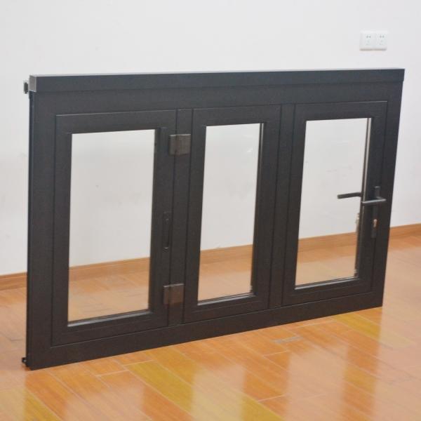 Sie Customized Rubber Aluminum Bifold Windows Folding Soundproof Sliding Window