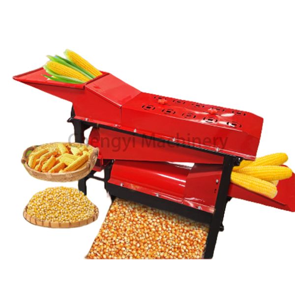 Heavy Duty Corn Threshing Peeling Machine Low Kernel Damage For Agriculture