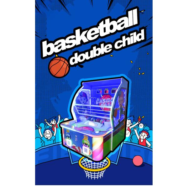Basketball Shooting Arcade Ticket Game Machine Wooden Metal Material