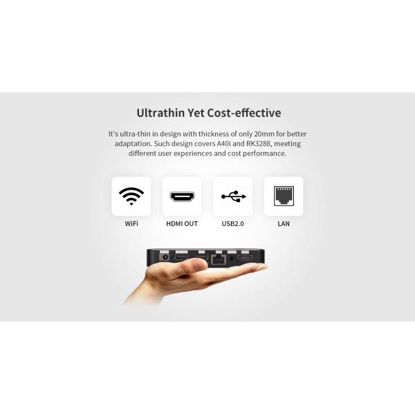 H-Series (H010/ H300) Industrial-grade Ultrathin Handheld PC 127* 127* 20mm