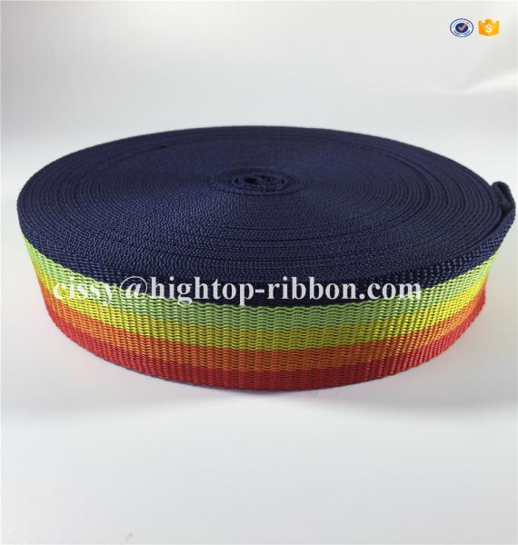 PP woven webbing for bags,woven colored pp webbing for shoulder bag,hight quality,refelective,stock webbing