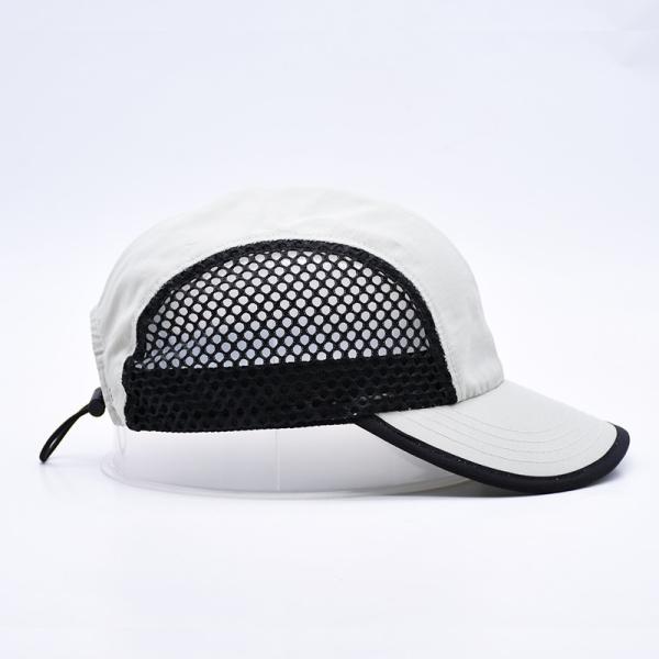 Oem Running Nylon Non structuré Mesh à séchage rapide Chapeau à courir Doux en gros Chapeau à courir
