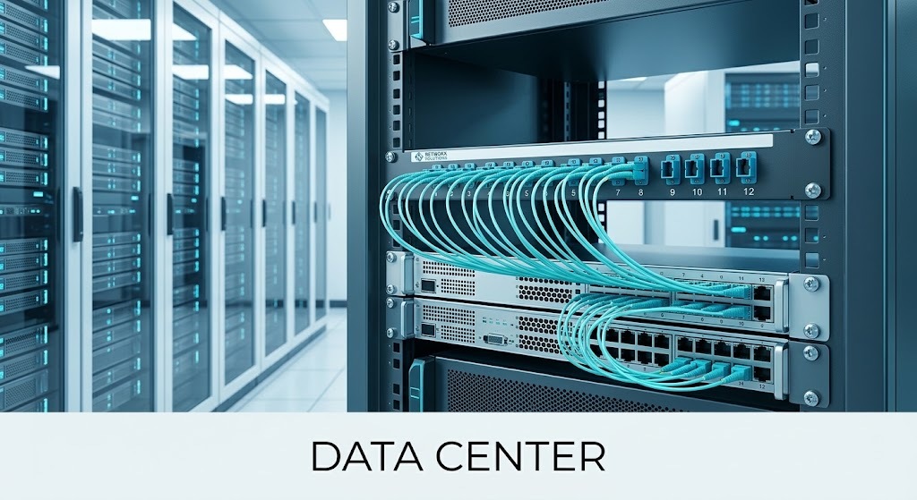 12 port sc fiber patch panel,12 Port SC Fiber Optic Patch Panel High Density Optical Distribution and Cable Management Panel for Data Center Telecom Networks