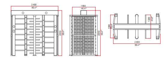 Сус304 почистило дверь щеткой безопасностью турникета высоты нержавеющей стали полную с картой Рфид