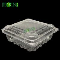 125G Emballage en plastique épais de fruits Raspberry Blueberry Conteneurs en plastique avec trou