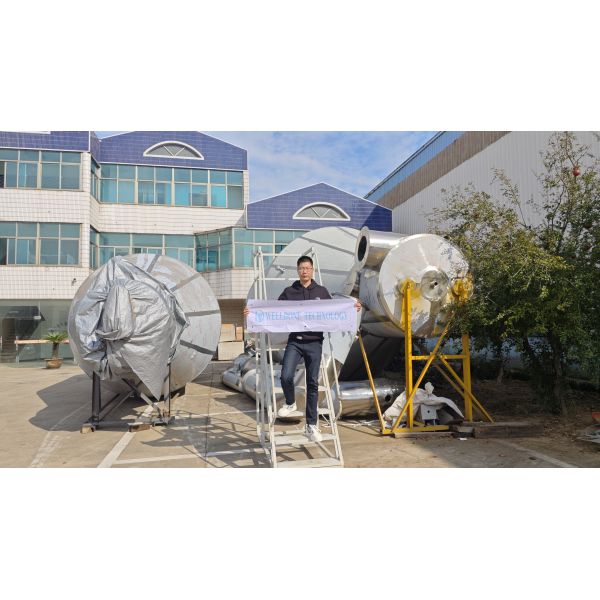 Energy Saving Industrial Spray Dryer with 120-300℃ Drying Temperature and 70% Efficiency for Material Powder